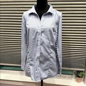 Port Authority Light Blue Checkered Shirt